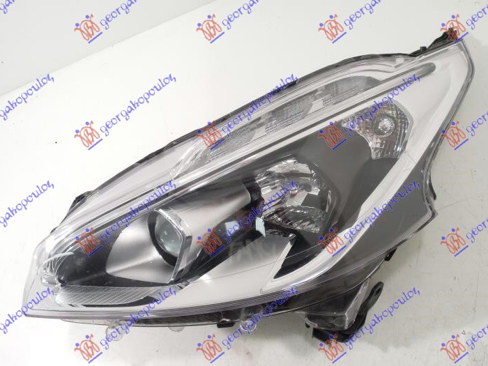 Headlight Peugeot 208 1519 METECO Auto Parts